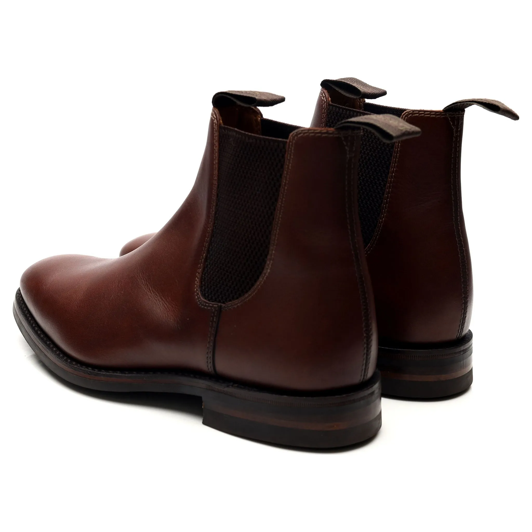 1880 'Chatsworth' Brown Leather Chelsea Boots UK 6 G