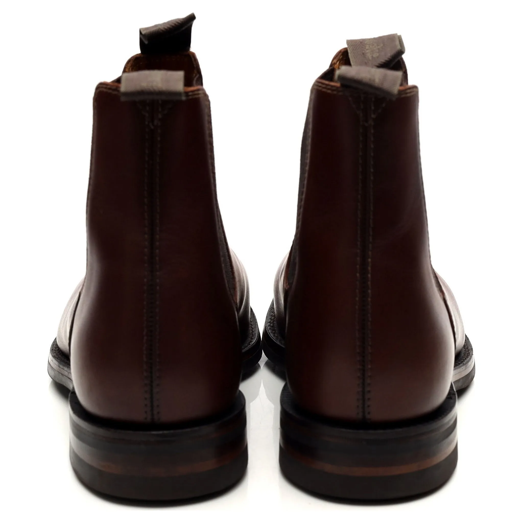 1880 'Chatsworth' Brown Leather Chelsea Boots UK 6 G