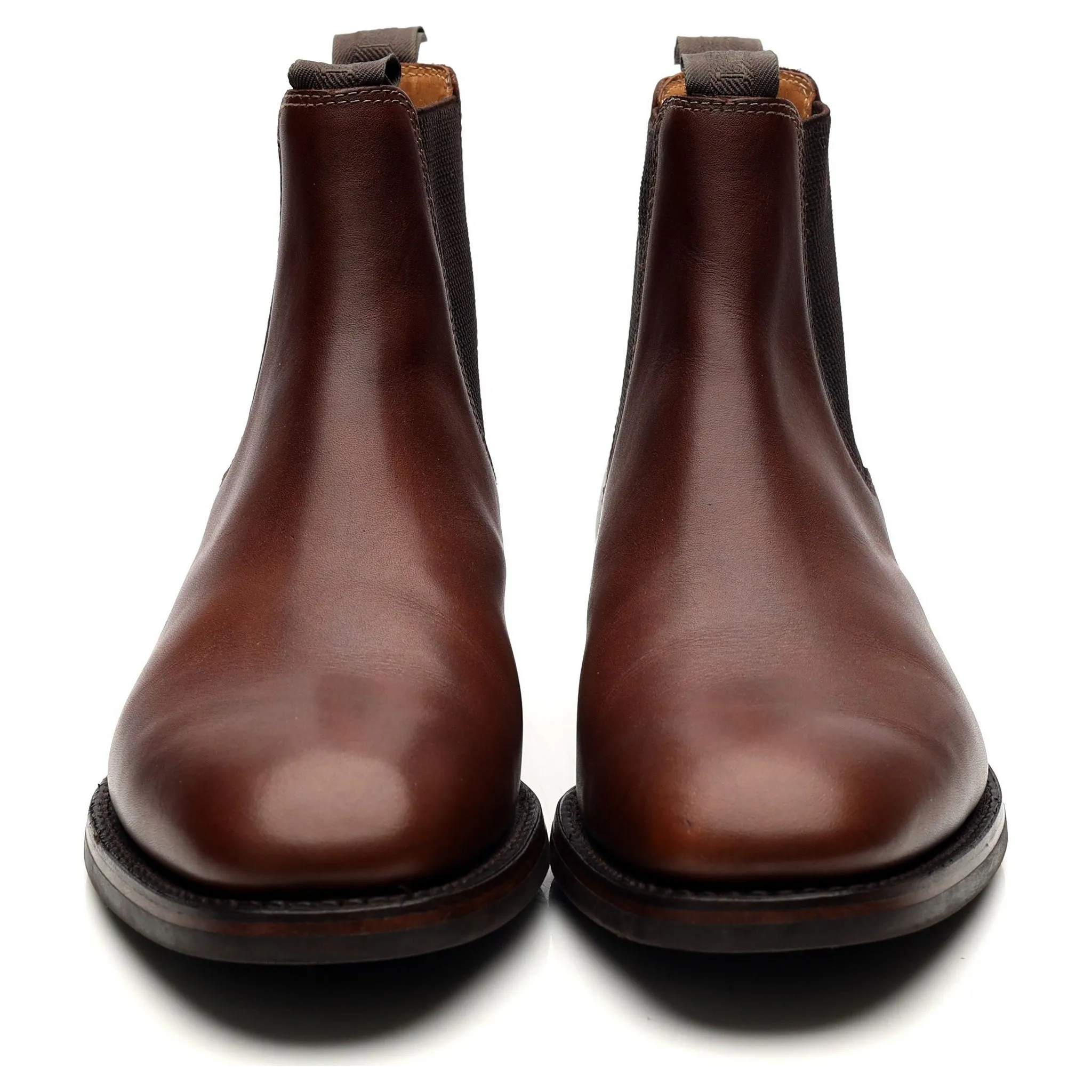 1880 'Chatsworth' Brown Leather Chelsea Boots UK 6 G