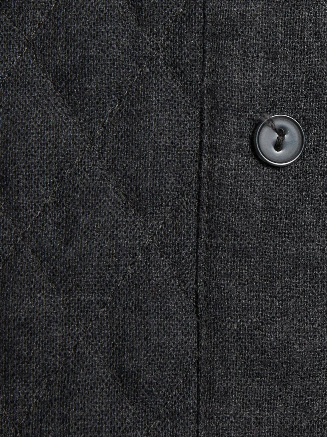 2010 dark grey Cos jacket  in quilted wool blend