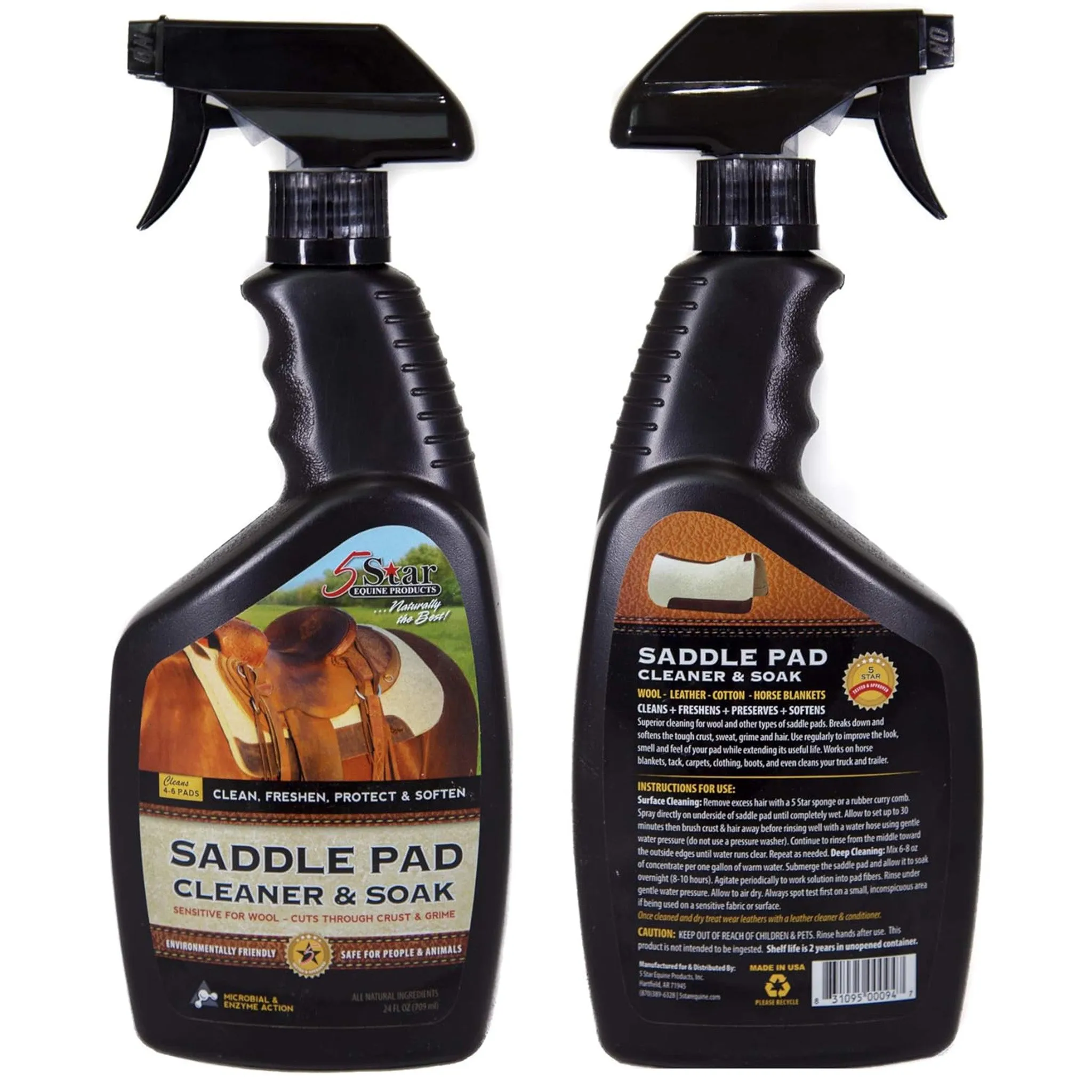 5 Star Saddle Pad Cleaner Soak