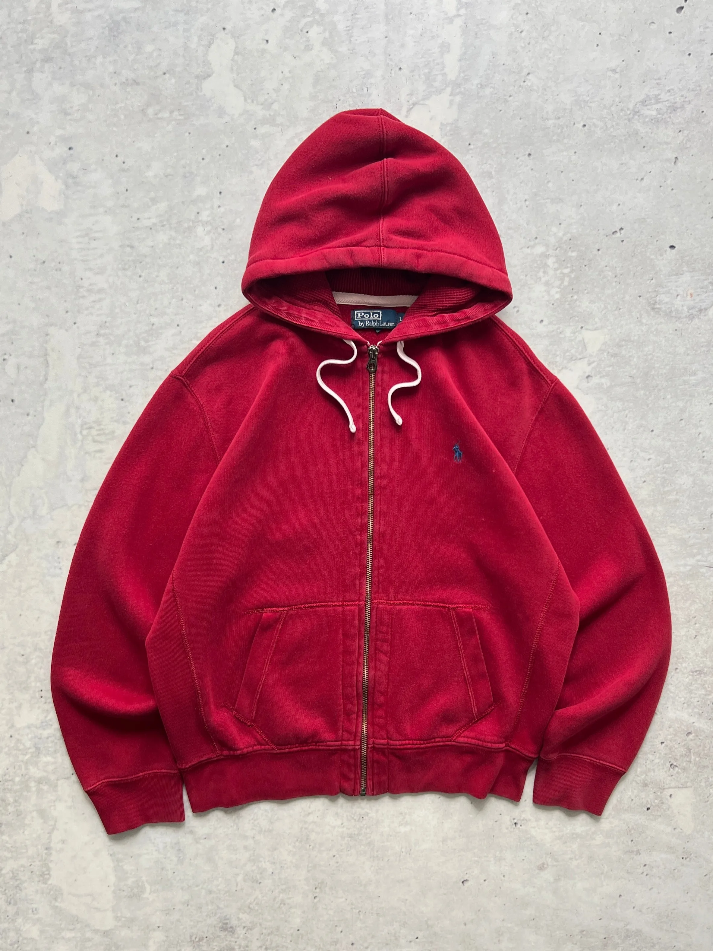 90's Ralph Lauren heavyweight Zip Up Hoodie (L)