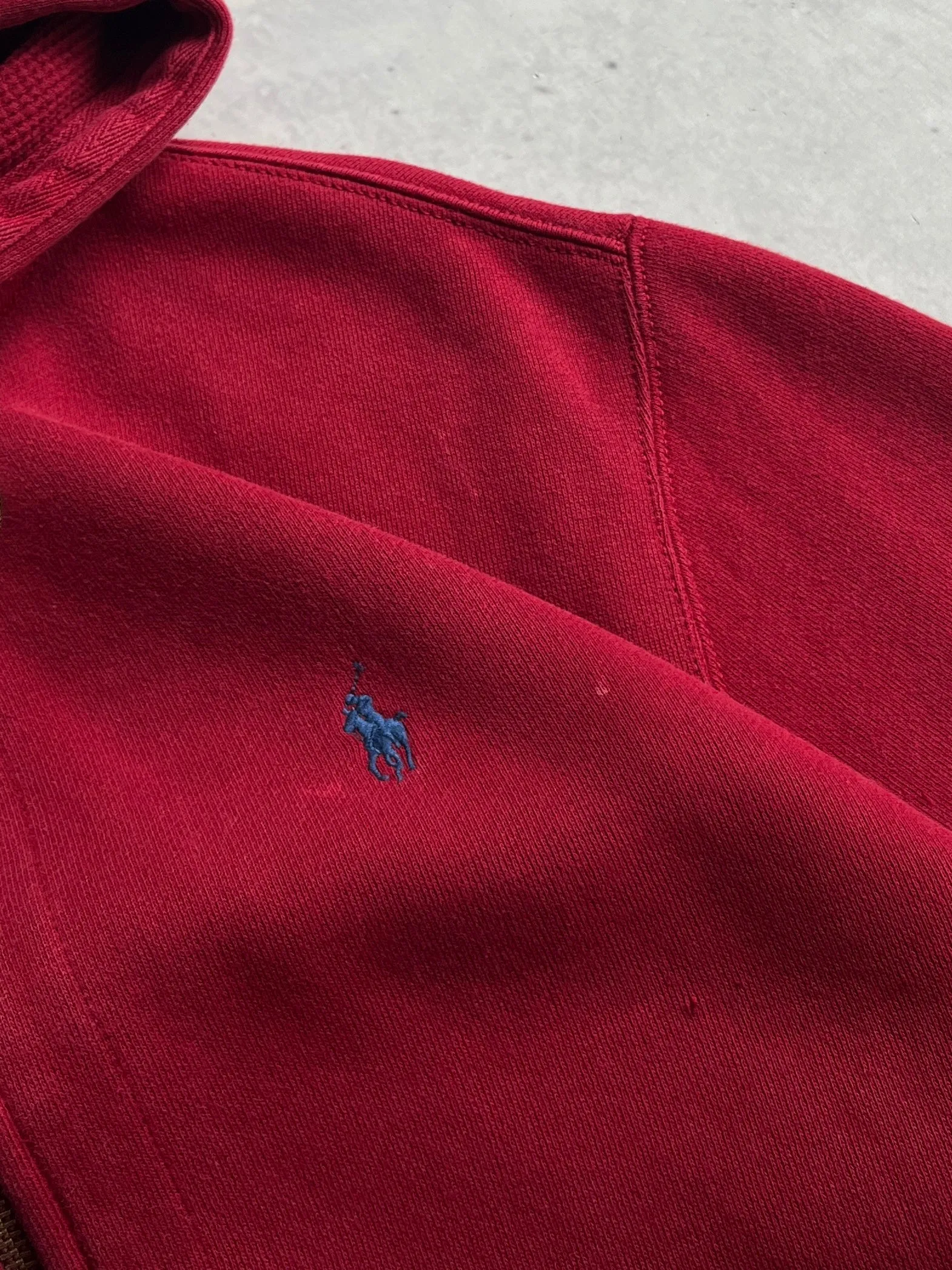 90's Ralph Lauren heavyweight Zip Up Hoodie (L)