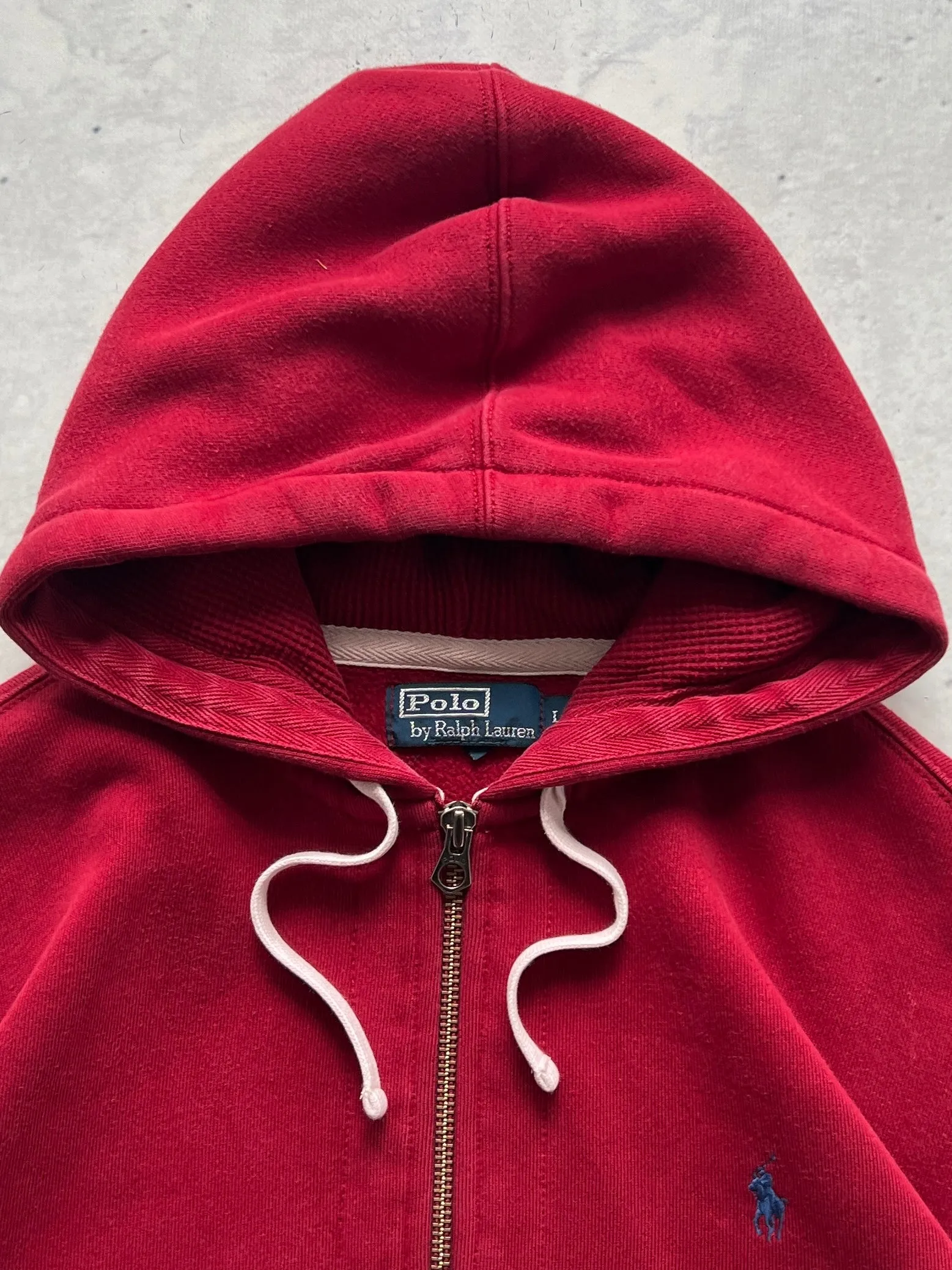 90's Ralph Lauren heavyweight Zip Up Hoodie (L)