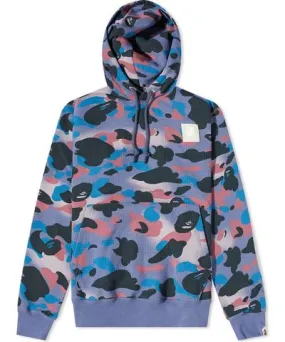 A Bathing Ape Men's Grid Camo Pullover Hoodie