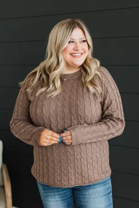 Absolute Perfection Knit Sweater- Dark Mocha