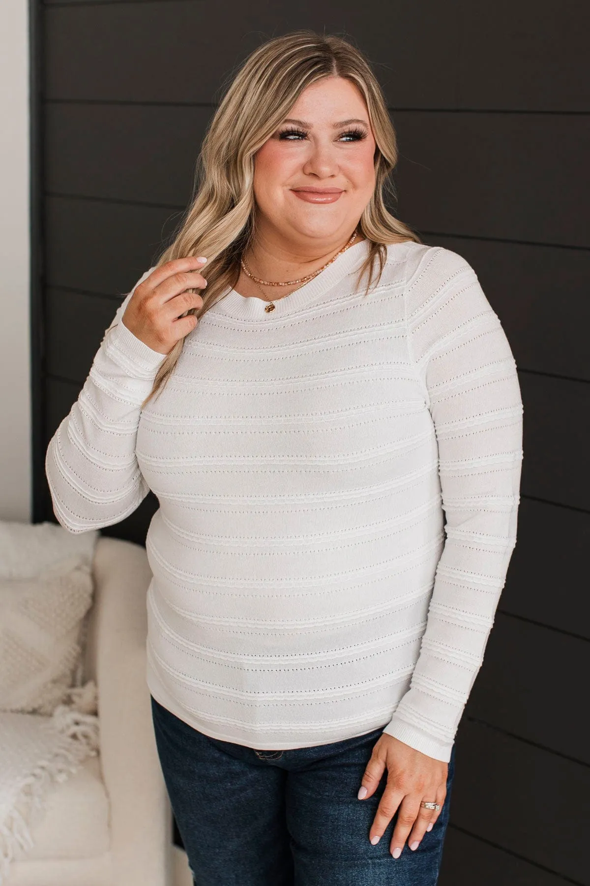 Abundance Of Love Knit Sweater- Ivory