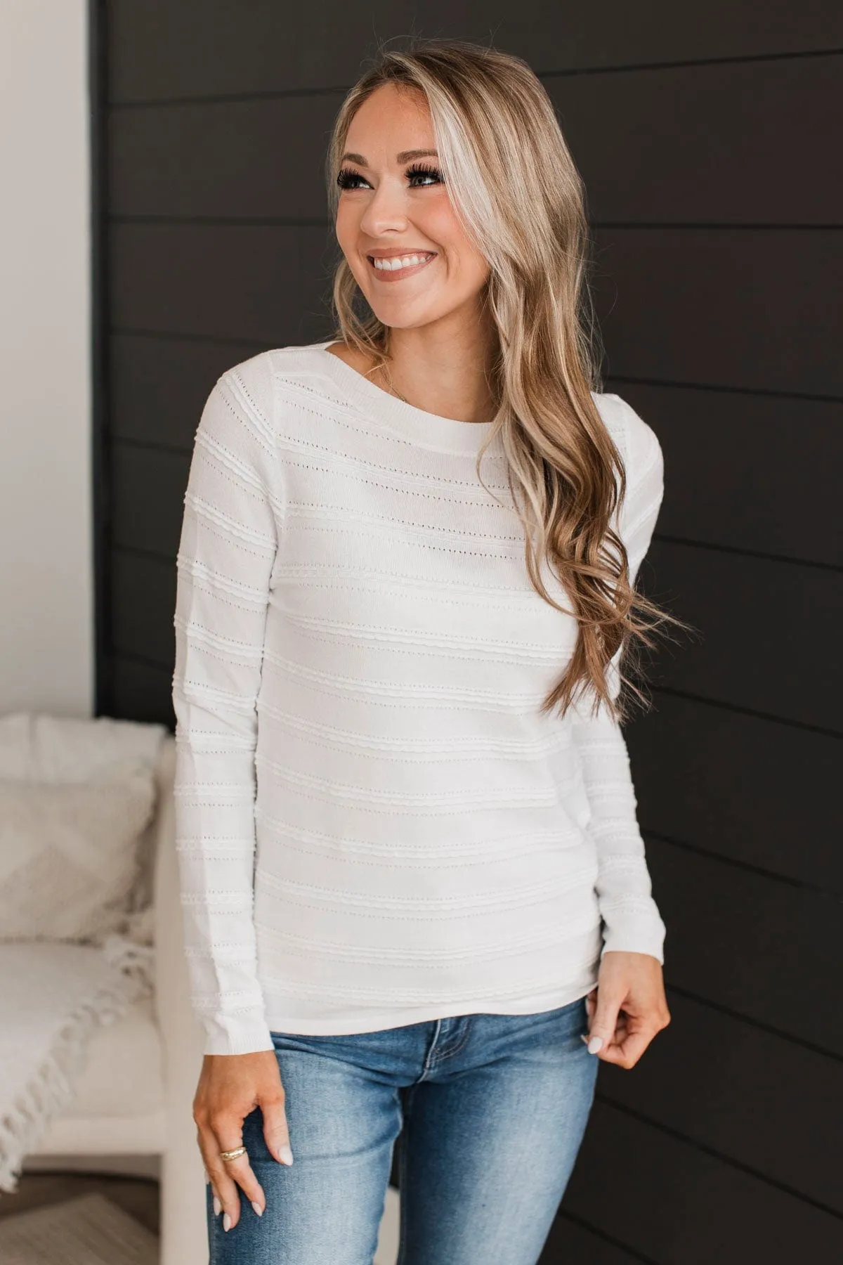 Abundance Of Love Knit Sweater- Ivory