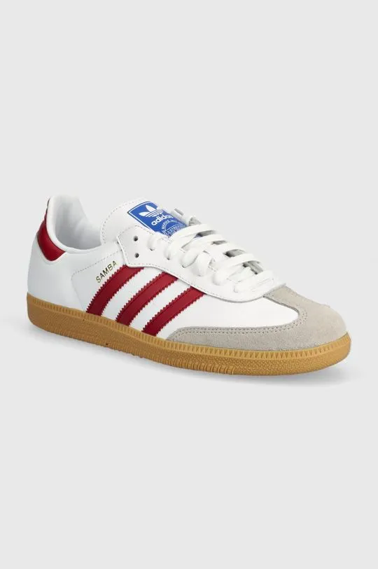 adidas Samba OG White Burgundy Gum IF3813