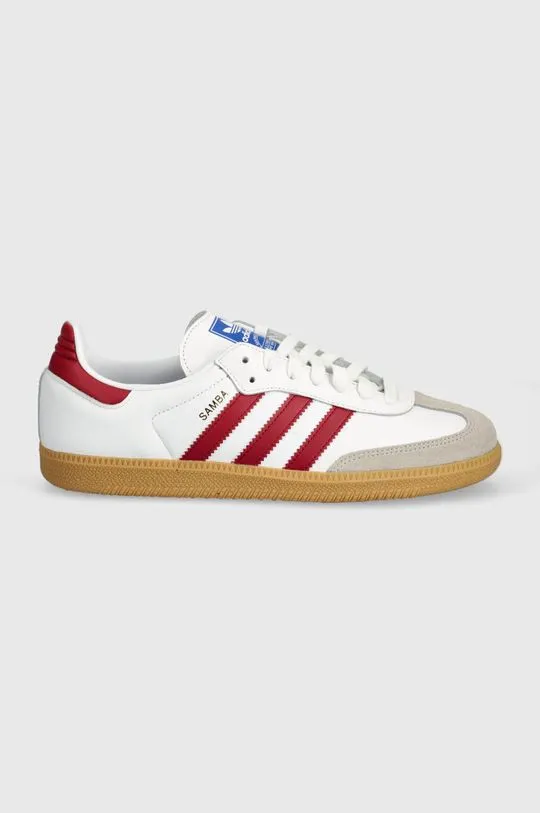 adidas Samba OG White Burgundy Gum IF3813