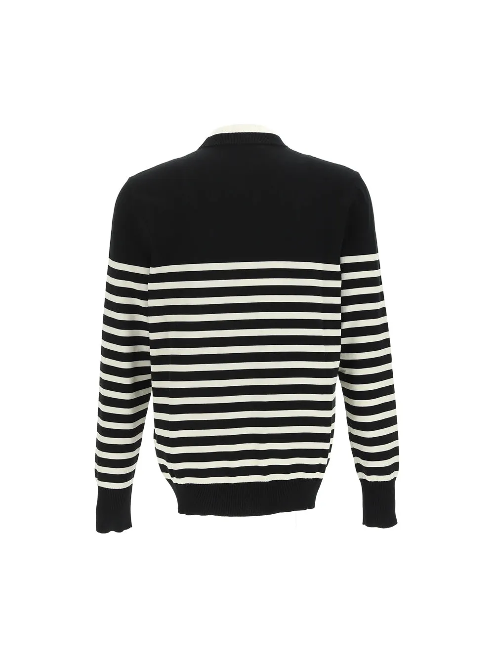 Alexander McQueen Logo Detail Striped Sweater