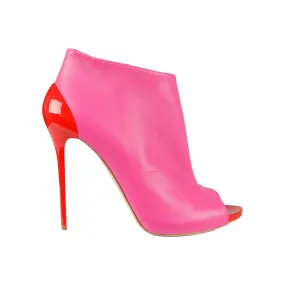 Alexander McQueen Peeptoe Ankle Boots - '10s