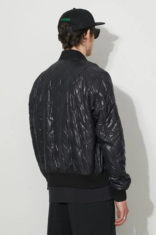 Alpha Industries bomber jacket MA-1 DQ men’s black color