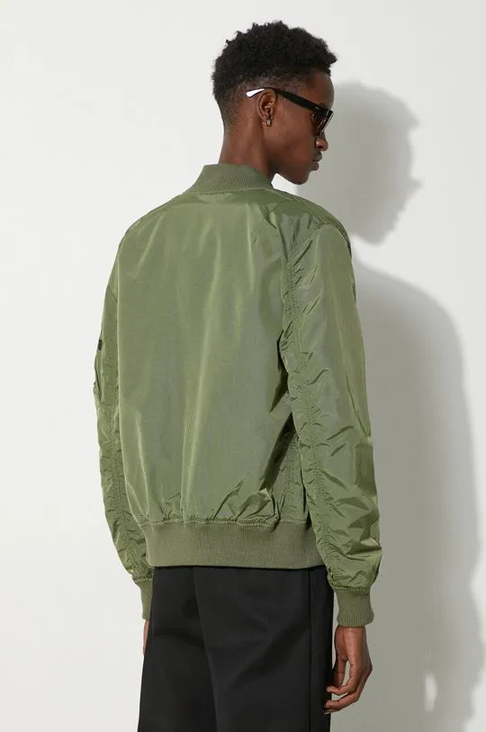 Alpha Industries bomber jacket MA-1 TT men’s green color 191103.01