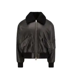 Ami Paris - Giacca bomber in pelle