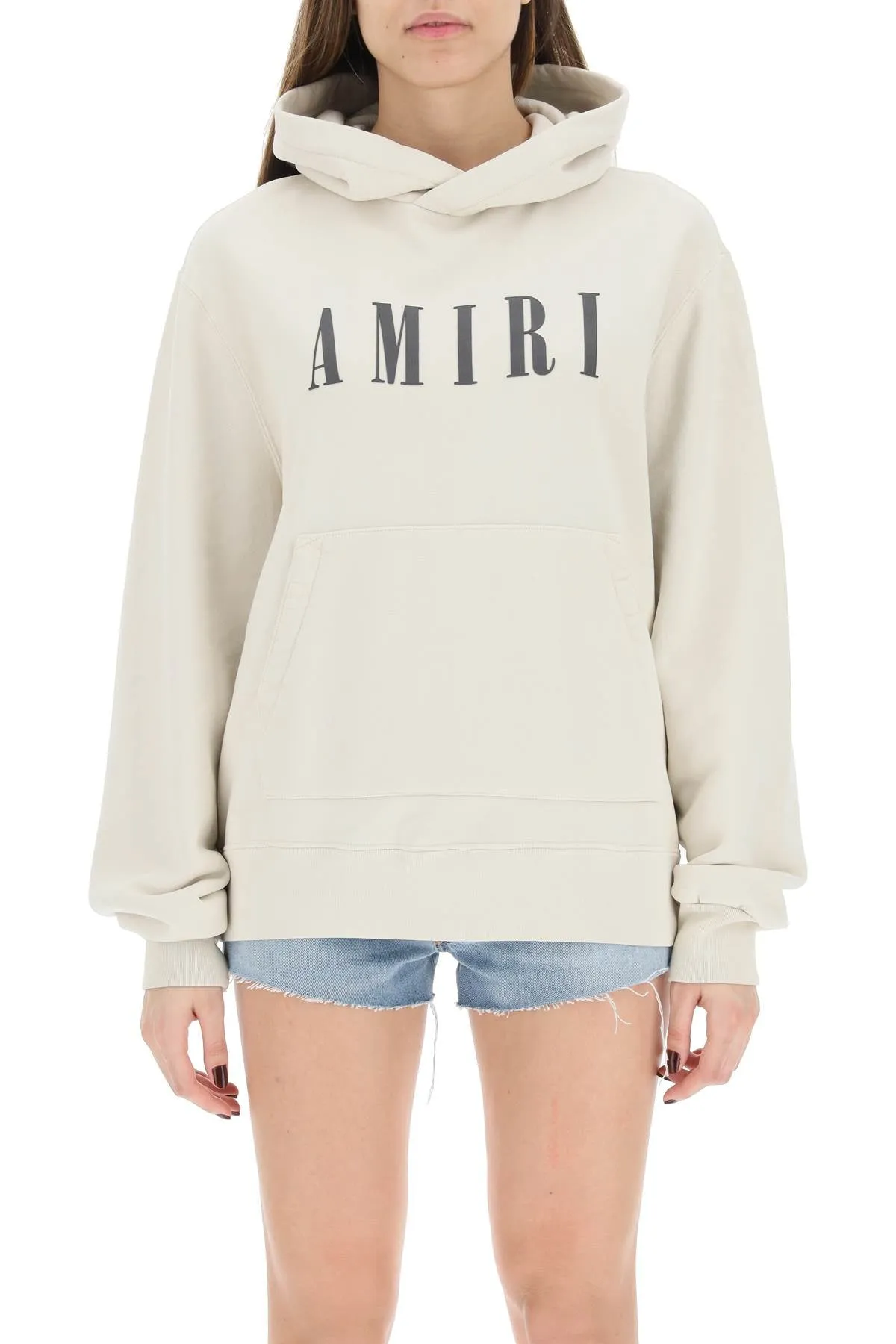 Amiri Logo-Print Jersey Knit Hoodie