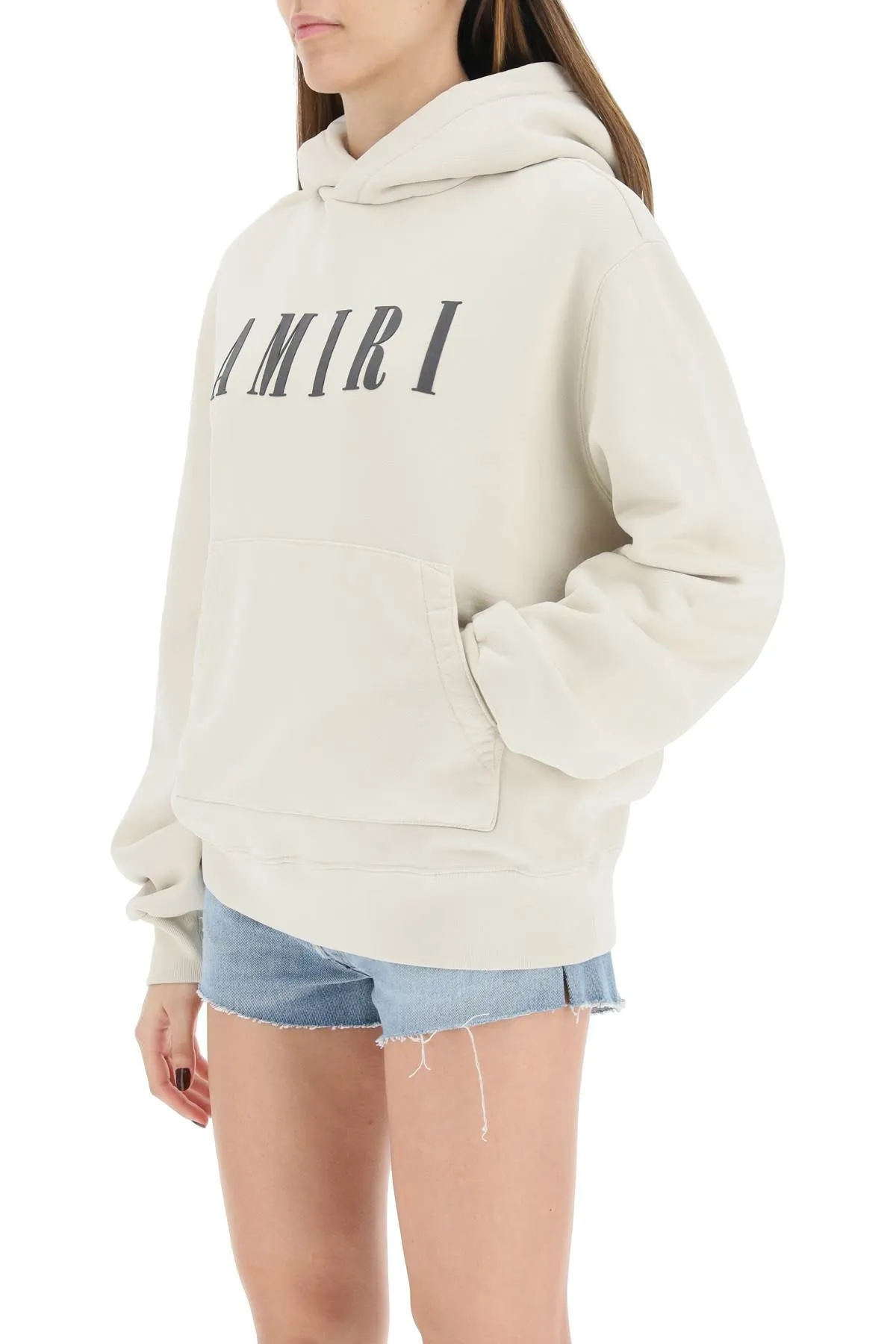 Amiri Logo-Print Jersey Knit Hoodie