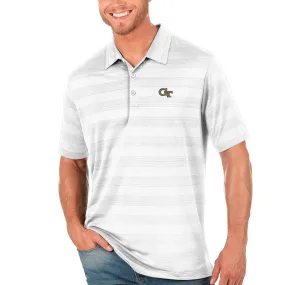 Antigua Georgia Tech Yellow Jackets White Compass Polo