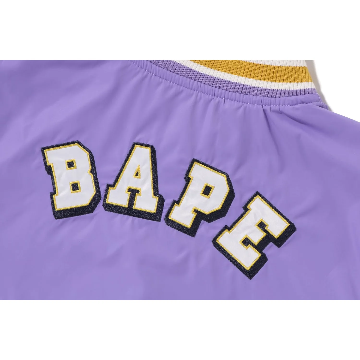 APE HEAD B PATCH VARSITY JACKET KIDS