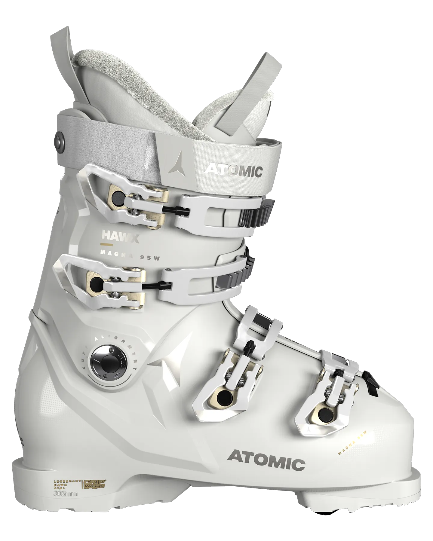 Atomic Hawx Magna 95 Gripwalk Women's Ski Boots - White - 2024