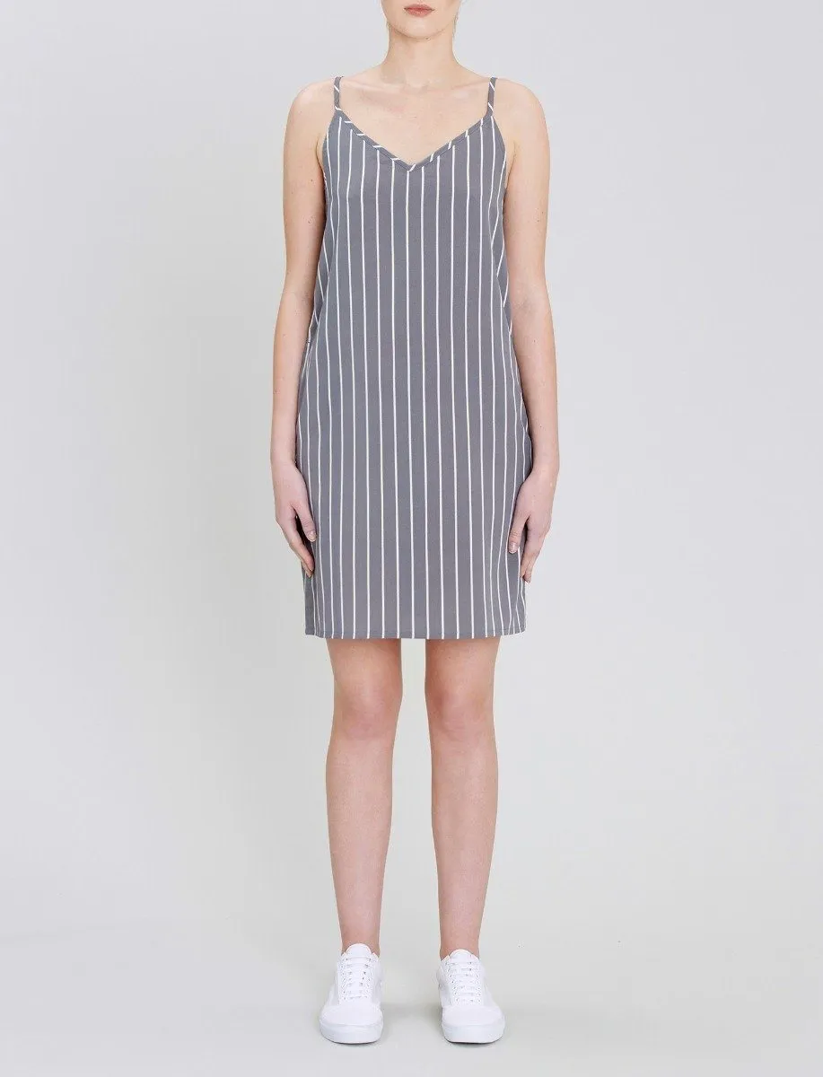 Aya Stripe Slip Dress