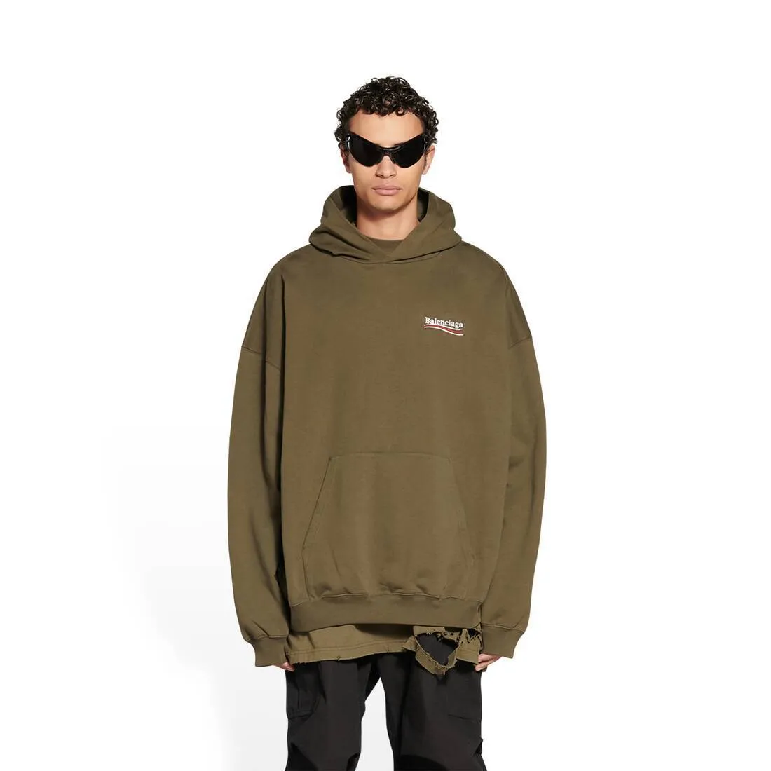 BALENCIAGA  |political campaign hoodie large fit