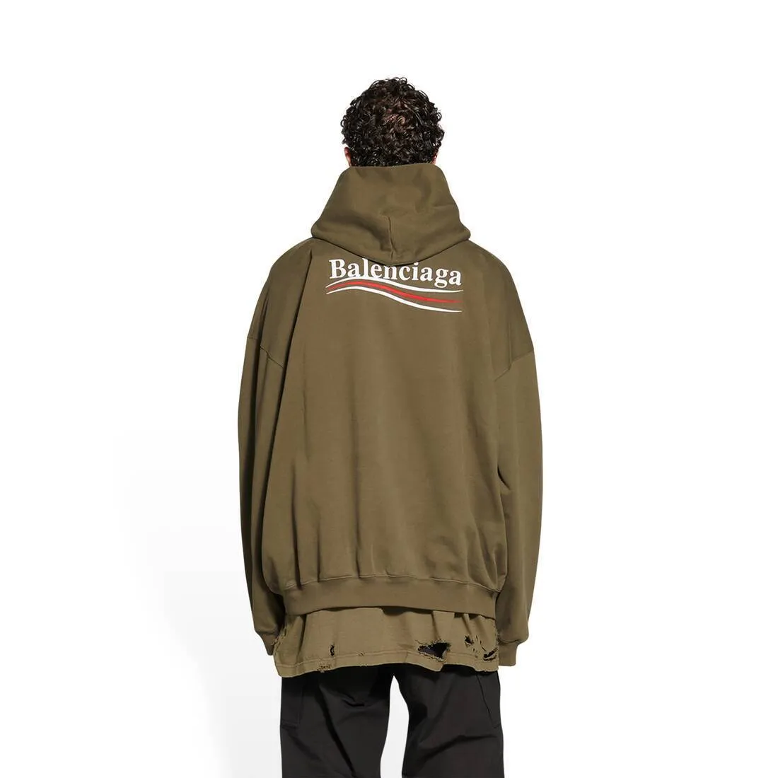 BALENCIAGA  |political campaign hoodie large fit