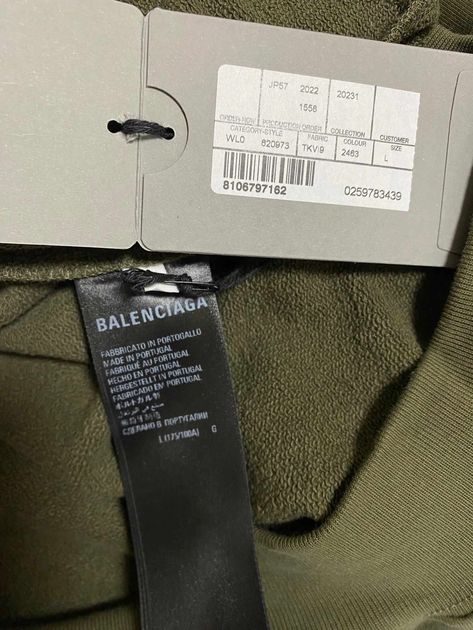 BALENCIAGA  |political campaign hoodie large fit