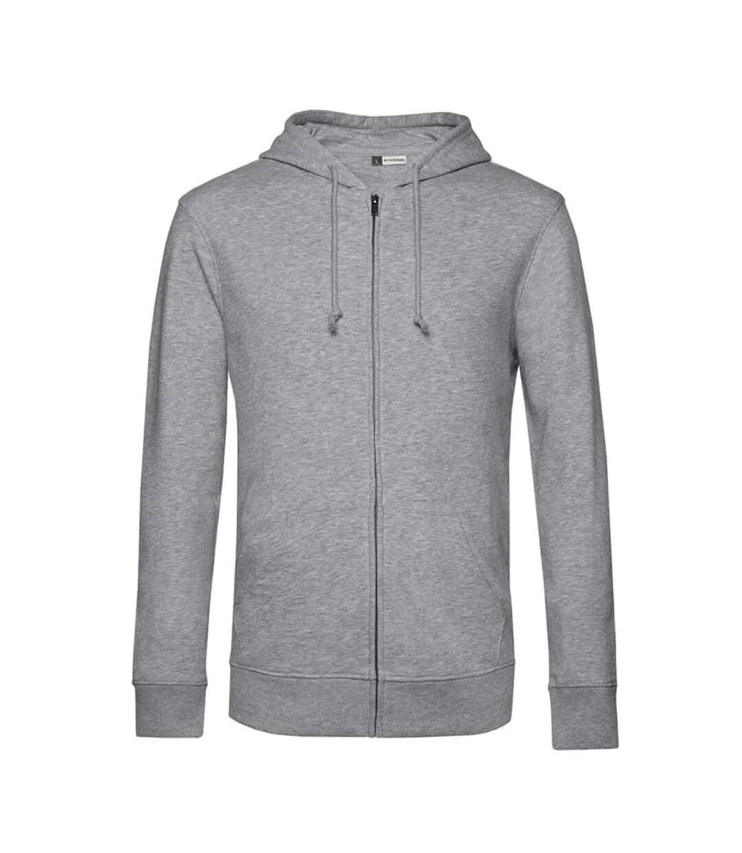 B&C Mens Organic Hoodie (Gray Heather) - UTBC4732