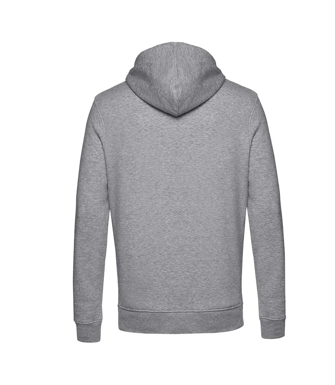 B&C Mens Organic Hoodie (Gray Heather) - UTBC4732