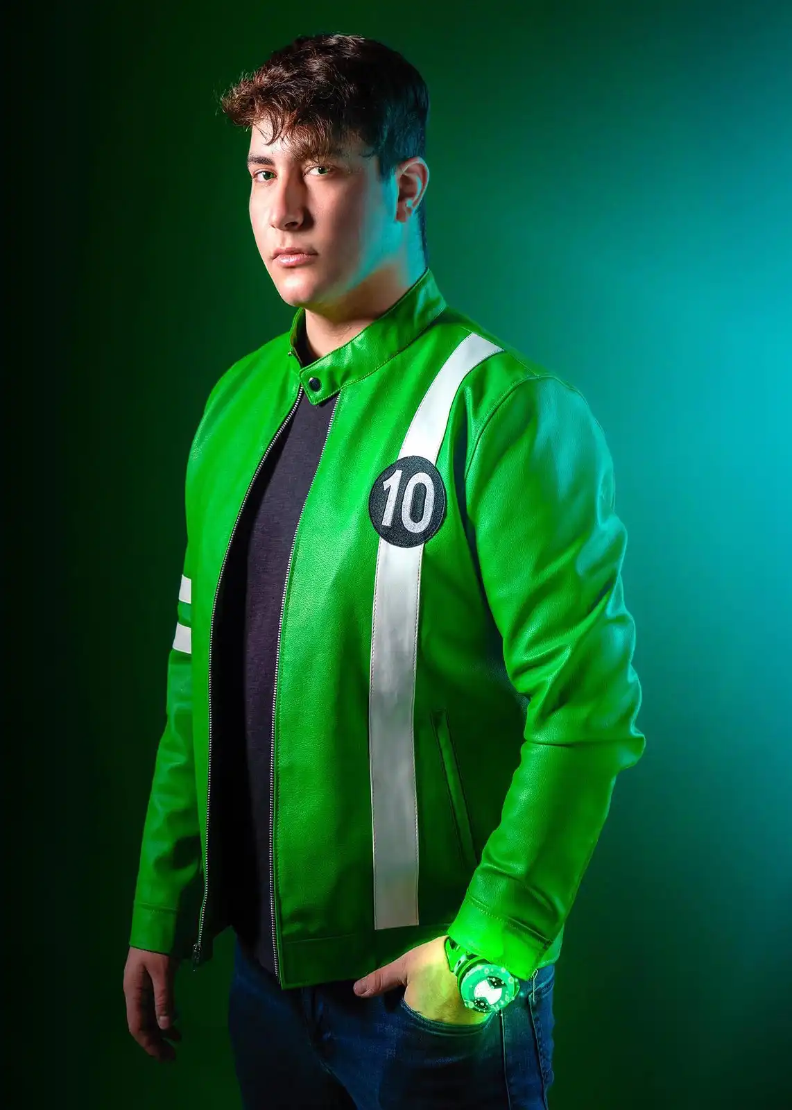 Ben 10 Jacket | Alien Force Omniverse Leather Jacket