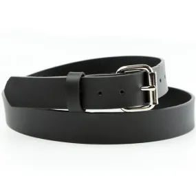 Black Leather Belt 1-1/2