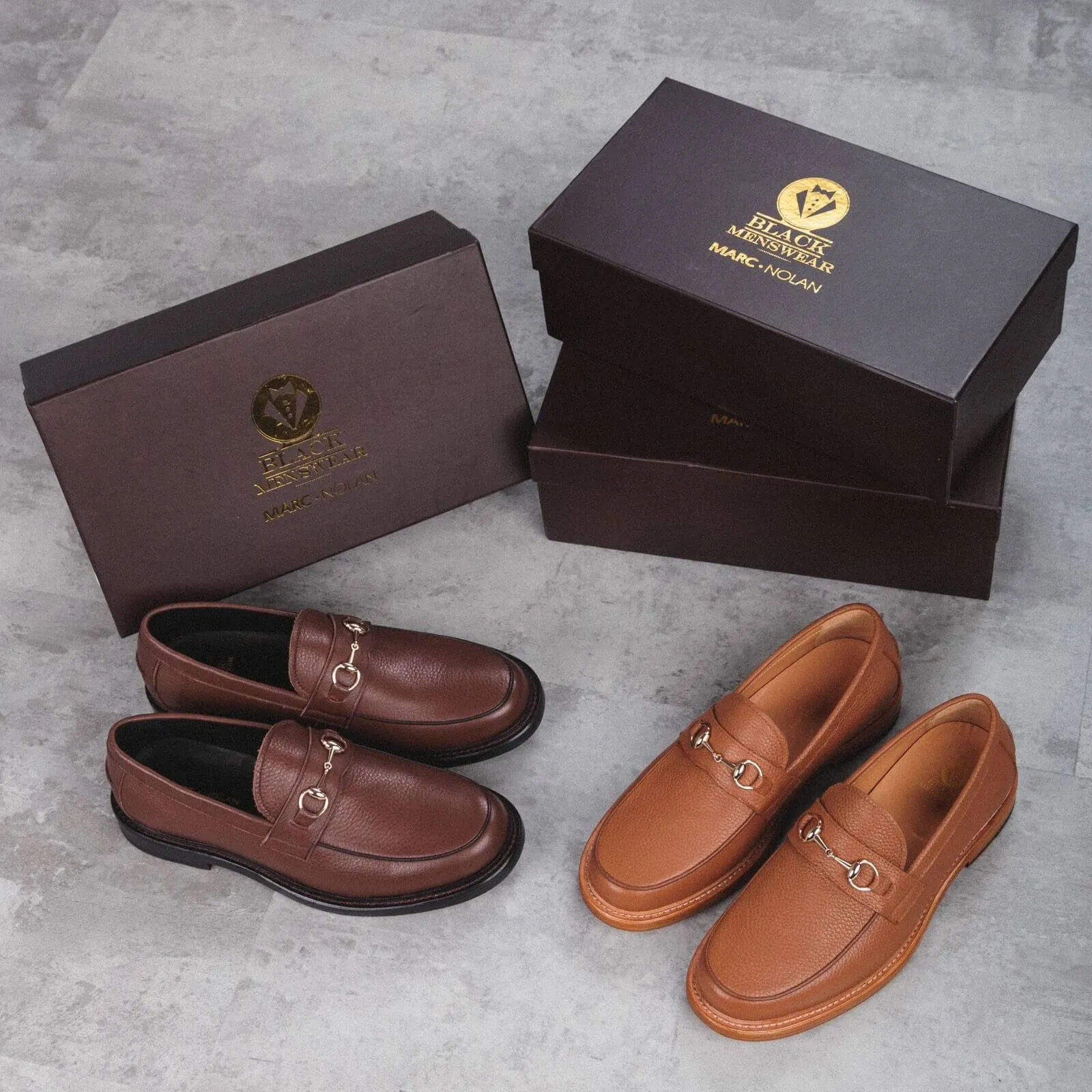 Black Menswear The Gentleman Honey Bit Loafers