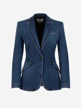 Blazer Denim Algodón