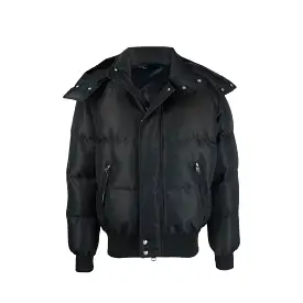 Bomber imbottito in misto lana Alexander Mcqueen