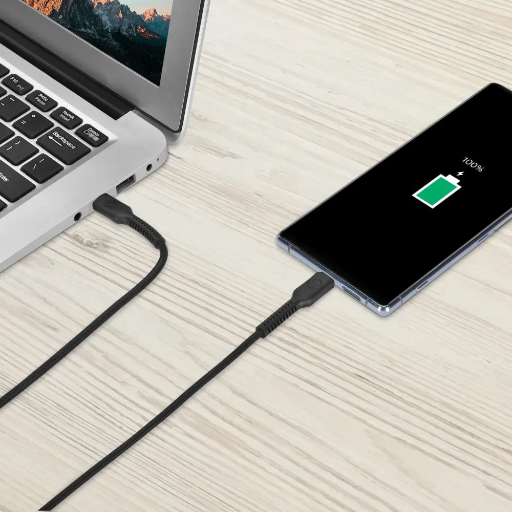 Bonelk Long-Life Easy Grip USB-C to USB-C Cable, 100W 1.2m