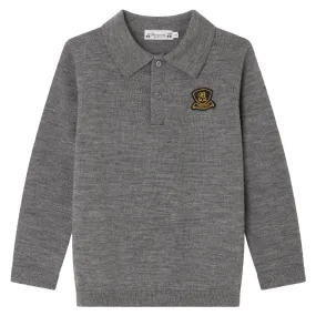 Bonpoint Child Darius Sweater Heathered Grey