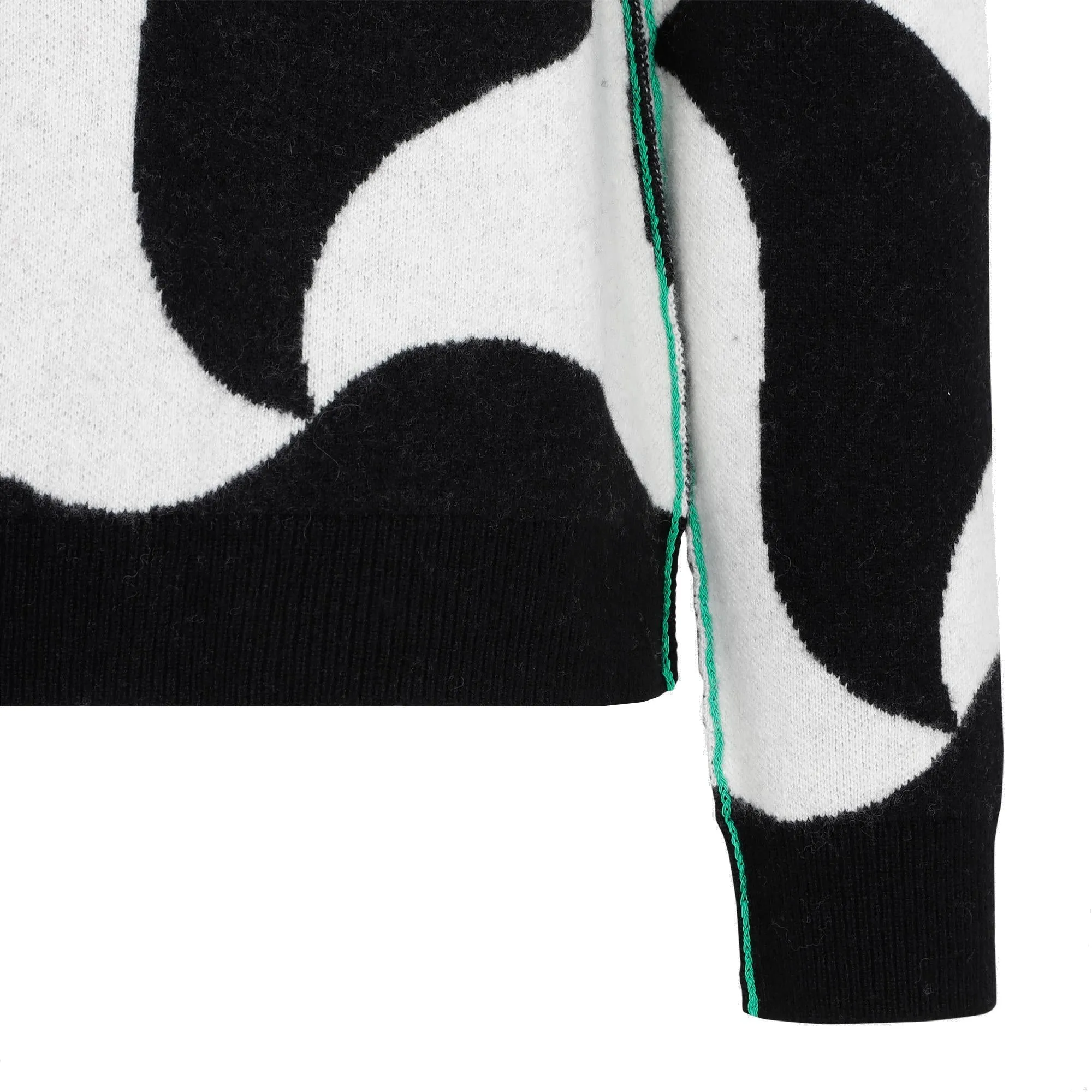 Bottega Veneta Abstract Print Crewneck Sweater