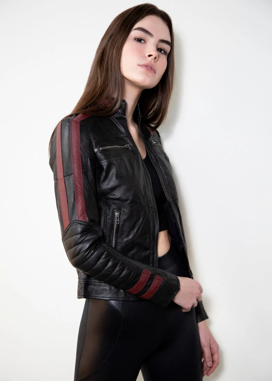 Buy Womens Commander Shepard Mass Effect N7 Leather Jacket | BioWare