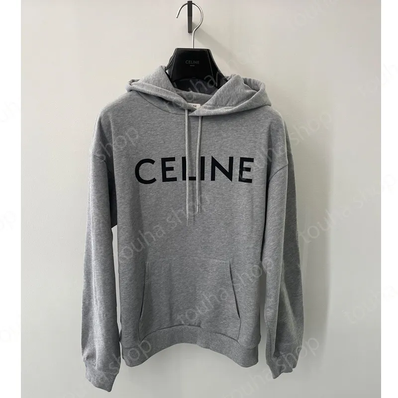 CELINE  |Celine hoodie in cotton fleece