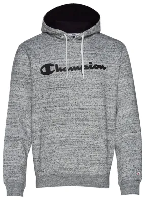 Champion New Logo Hoodie Grey Melange