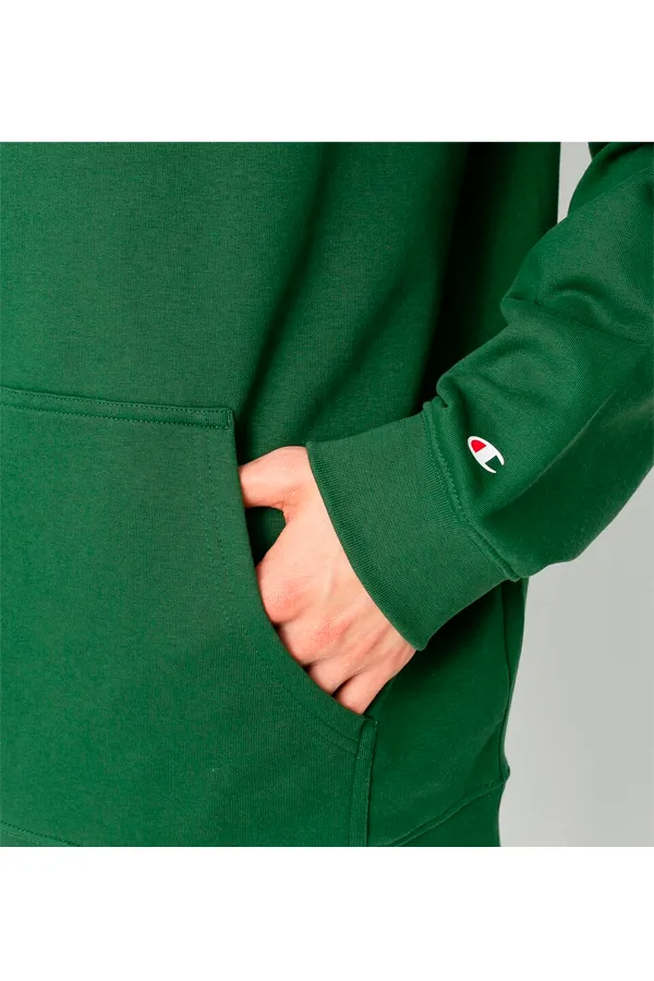 Champion New Script Hoodie Dark Green