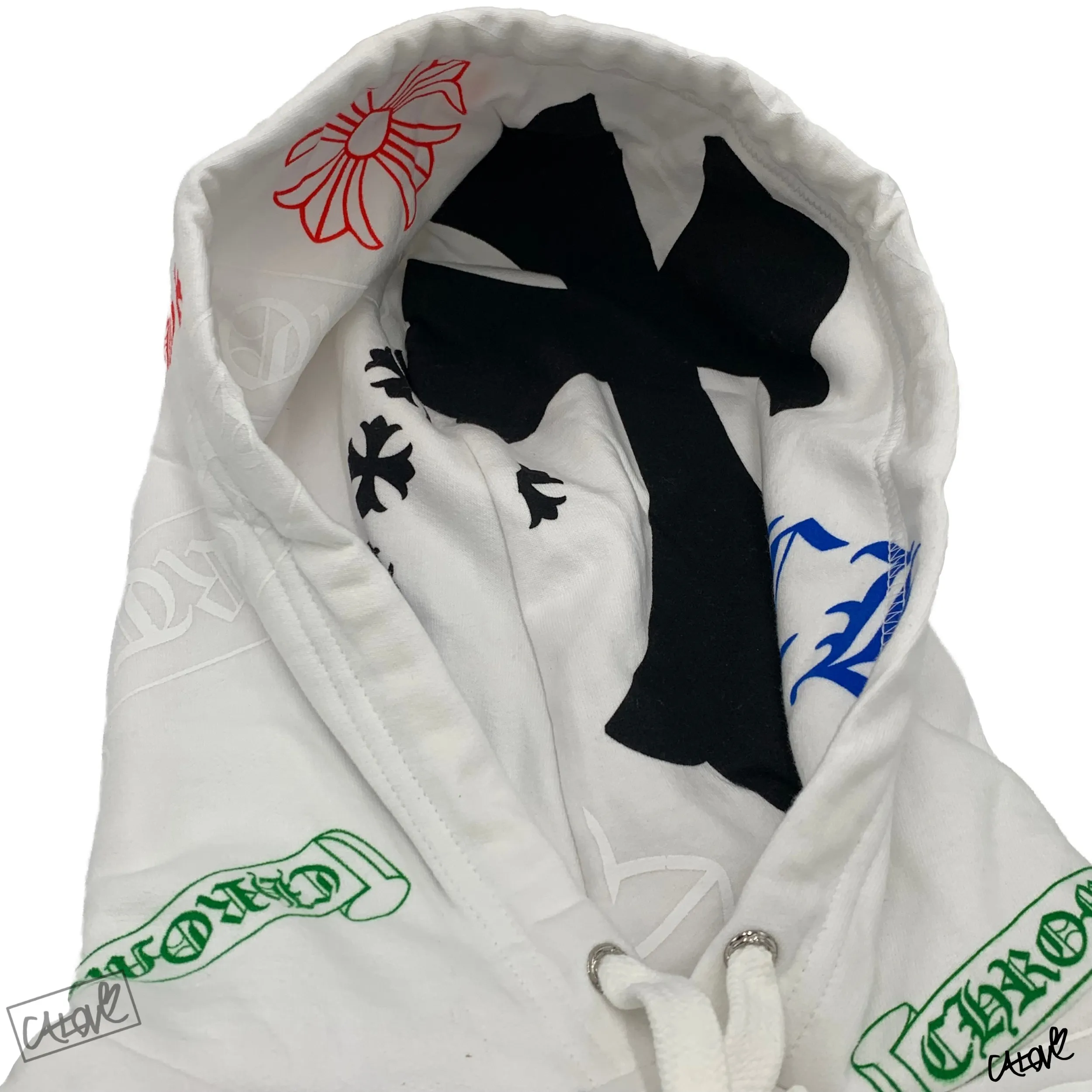 CHROME HEARTS  |Stencil Hoodie (Multi-color)