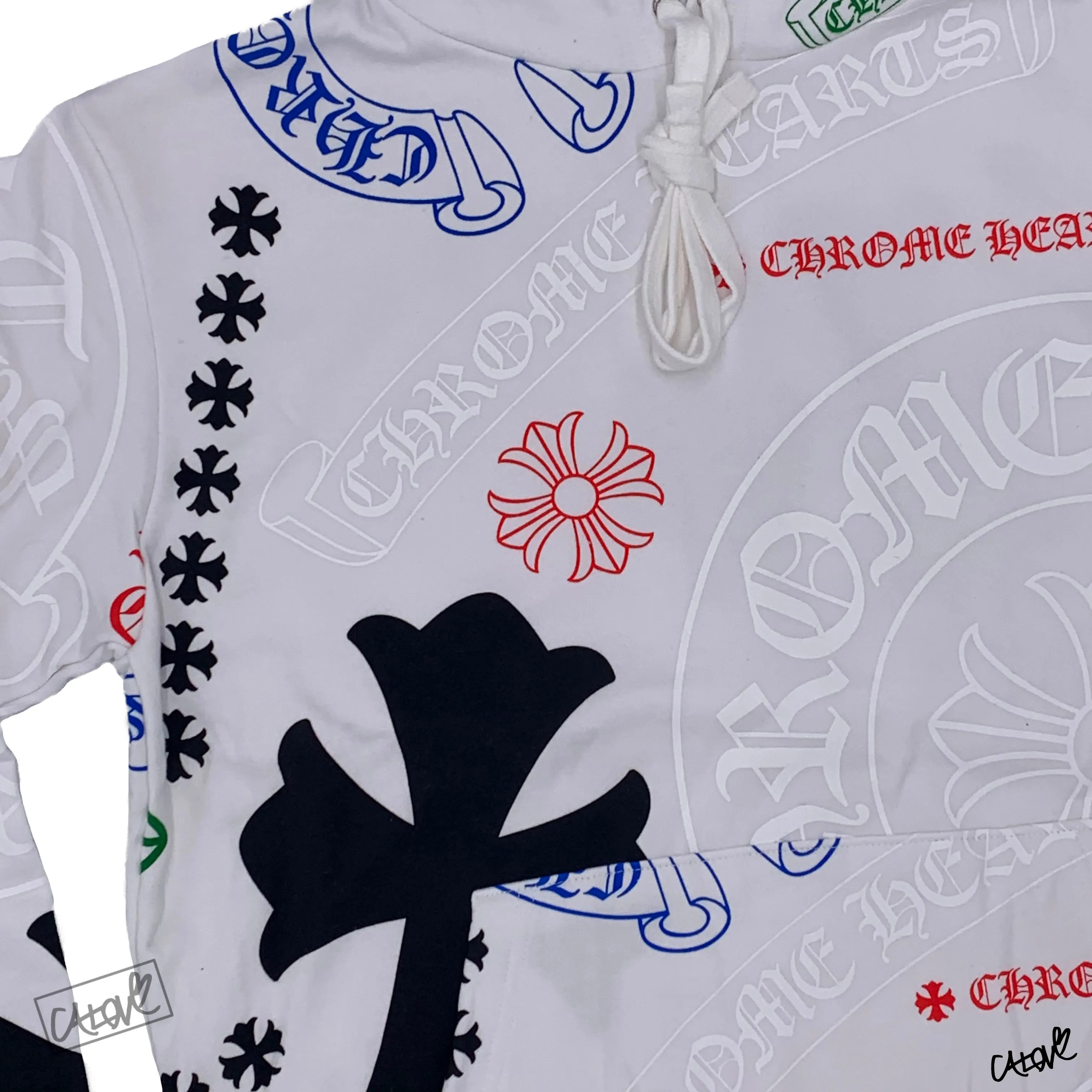 CHROME HEARTS  |Stencil Hoodie (Multi-color)