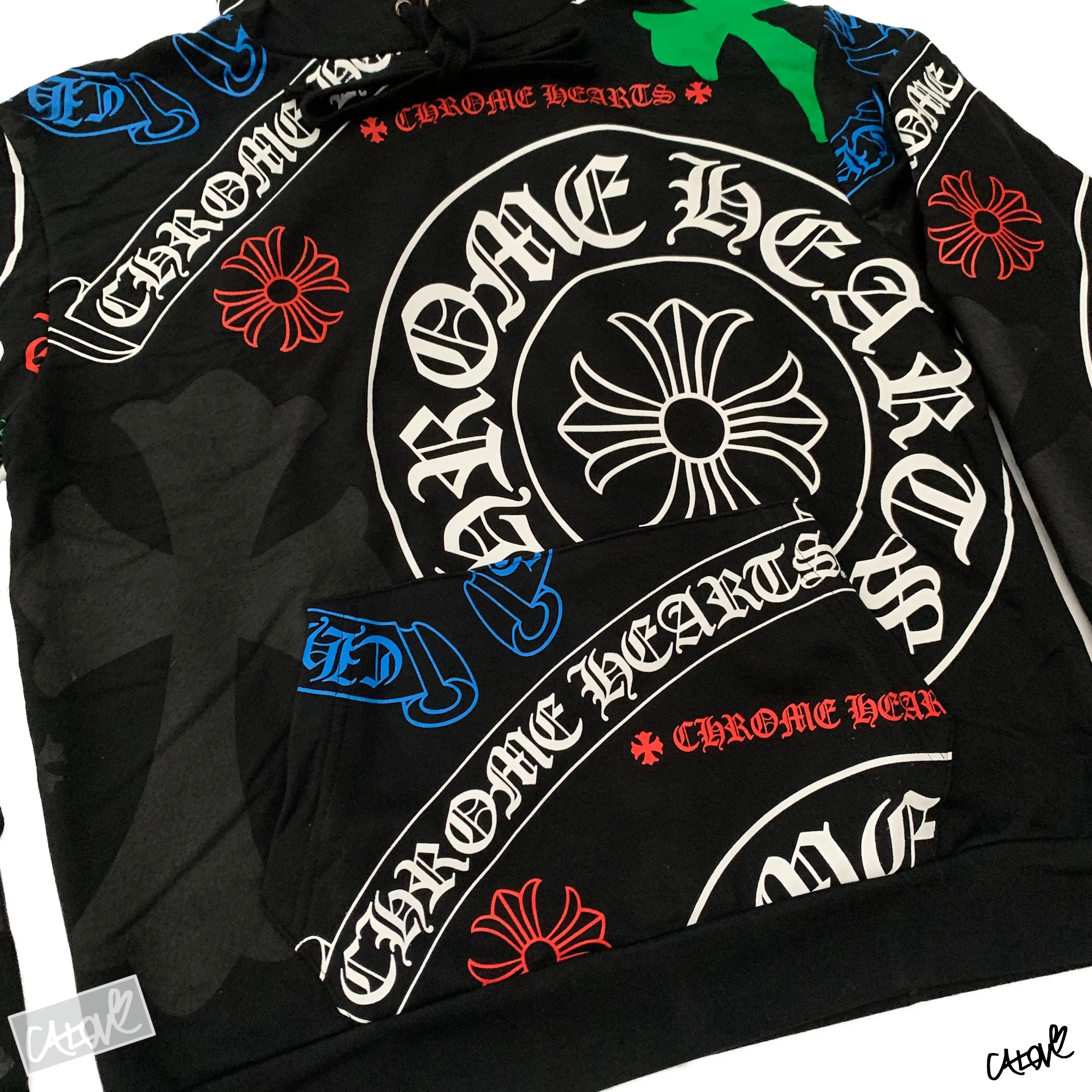 CHROME HEARTS  |Stencil Hoodie (Multi-color)