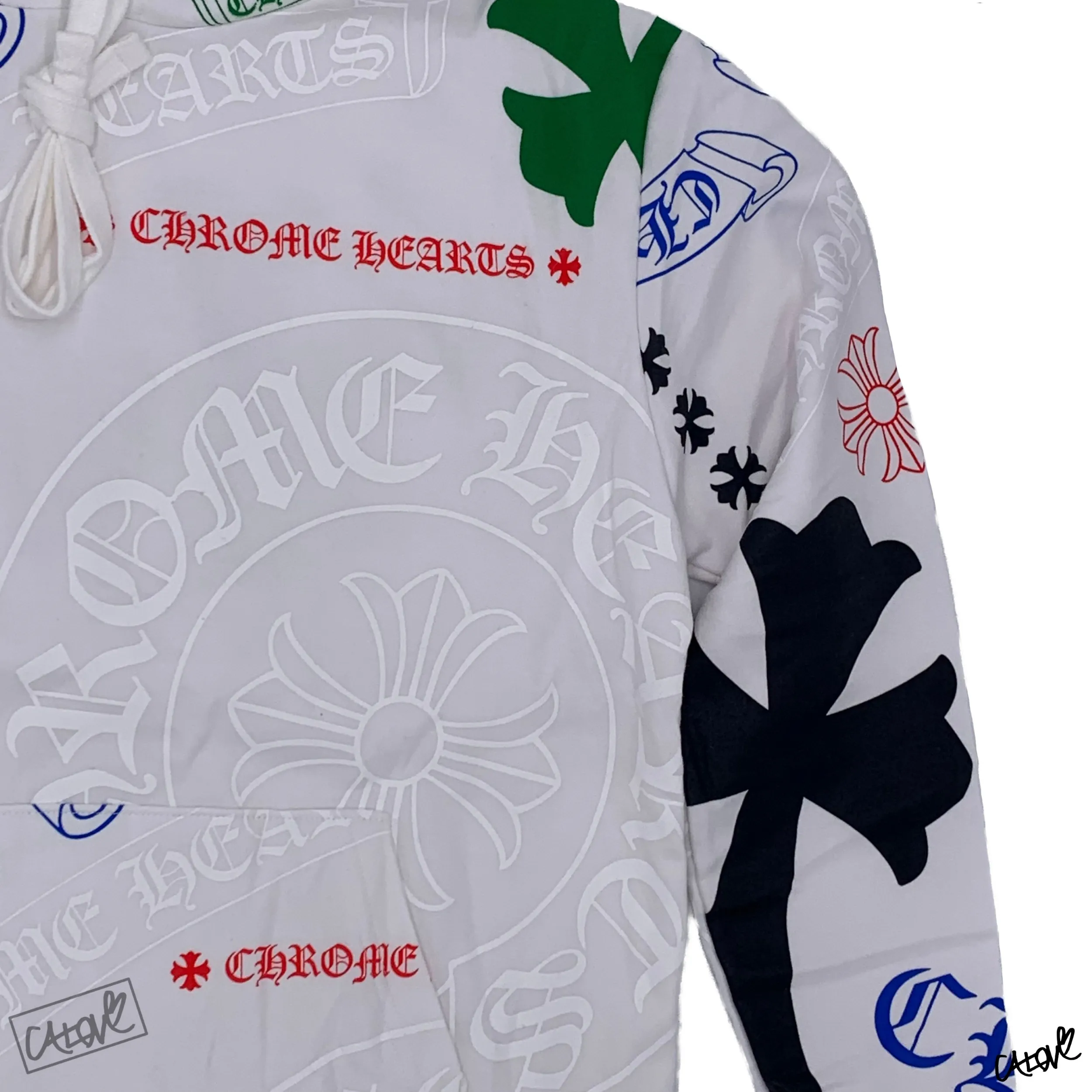 CHROME HEARTS  |Stencil Hoodie (Multi-color)