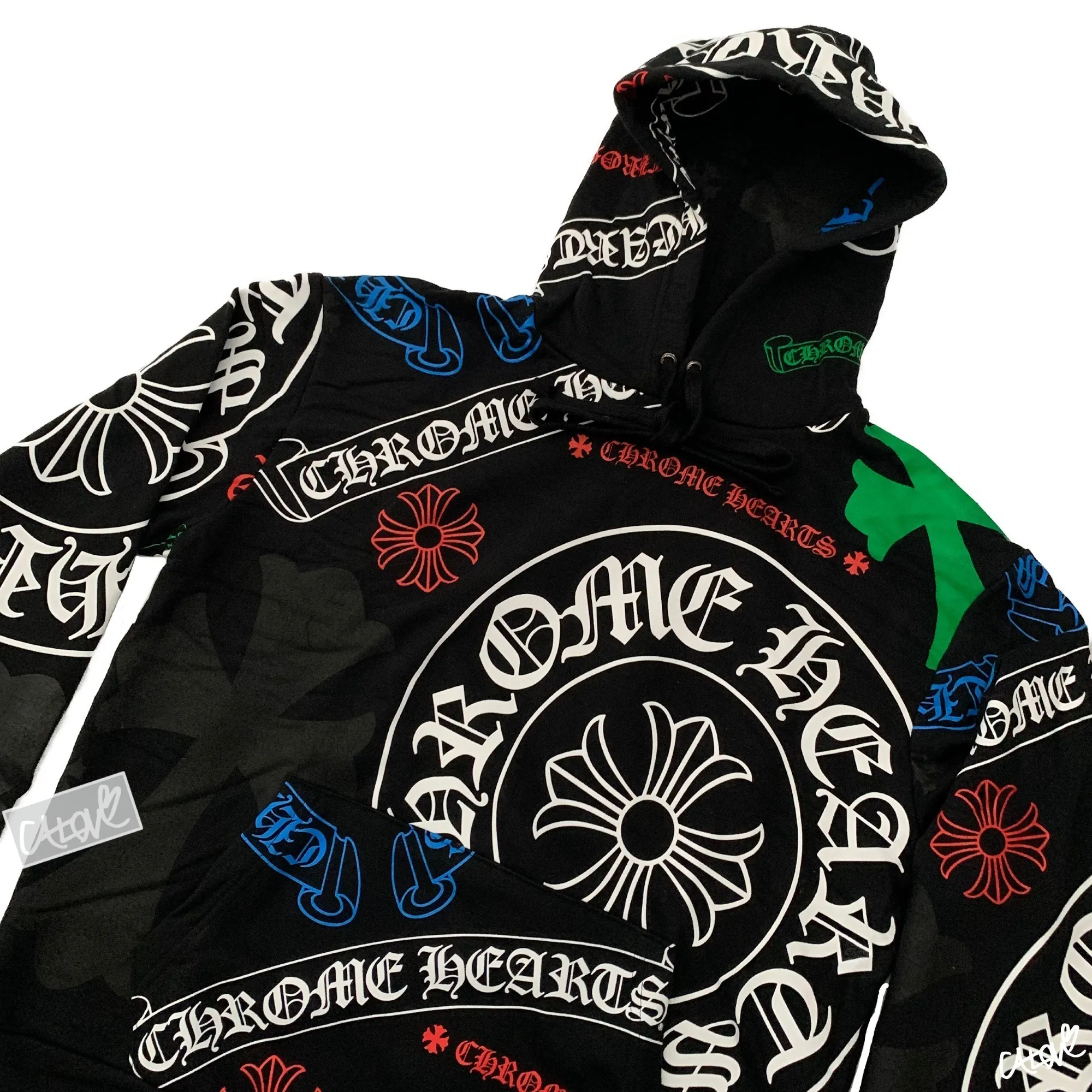 CHROME HEARTS  |Stencil Hoodie (Multi-color)