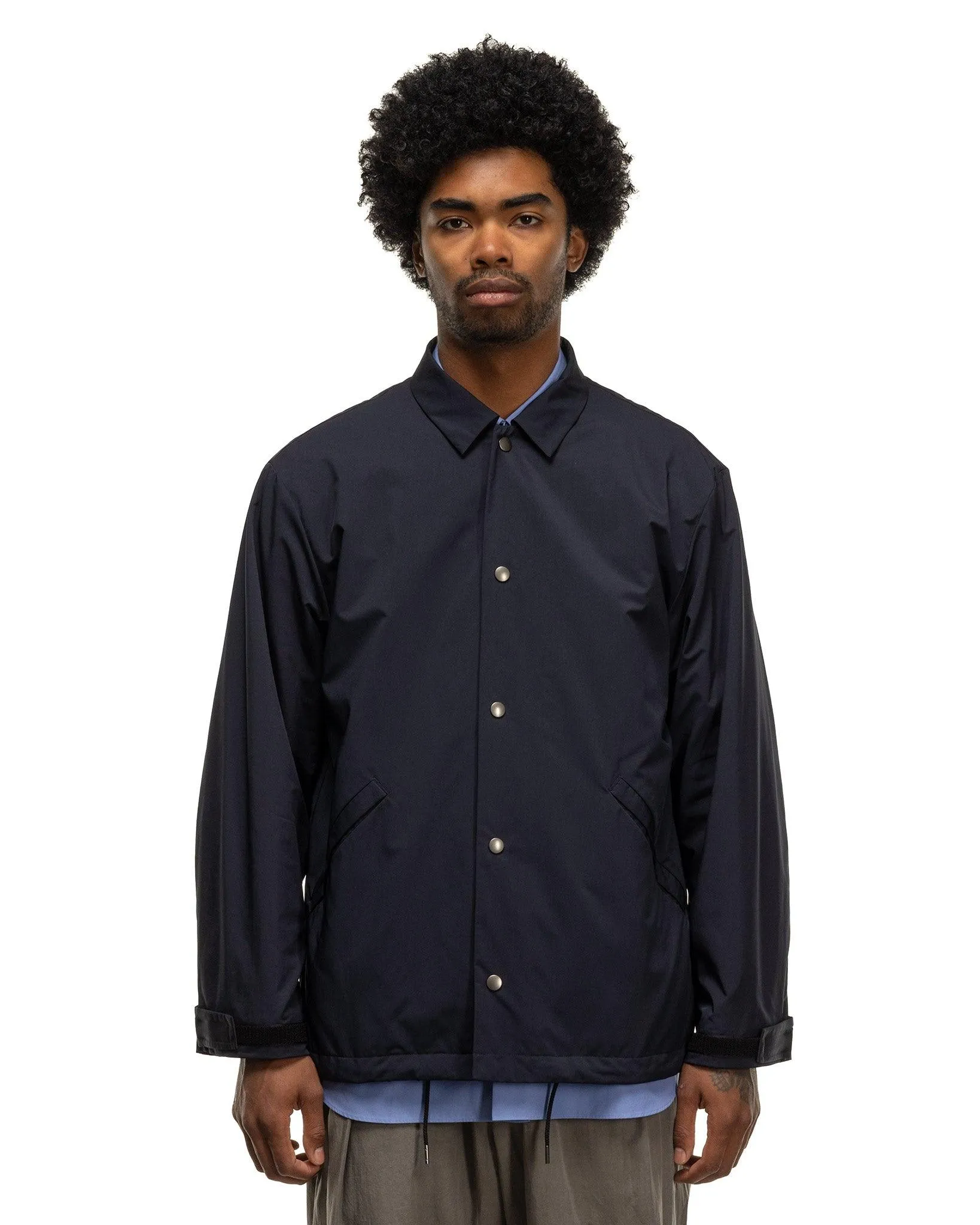 Coach Jacket Vintage Nylon Twill Navy