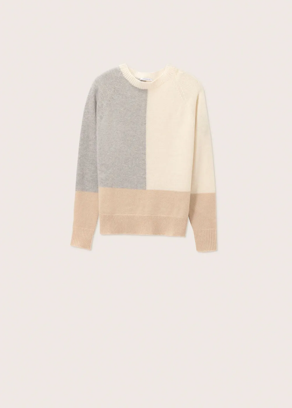 Color Block Seamless Sweater