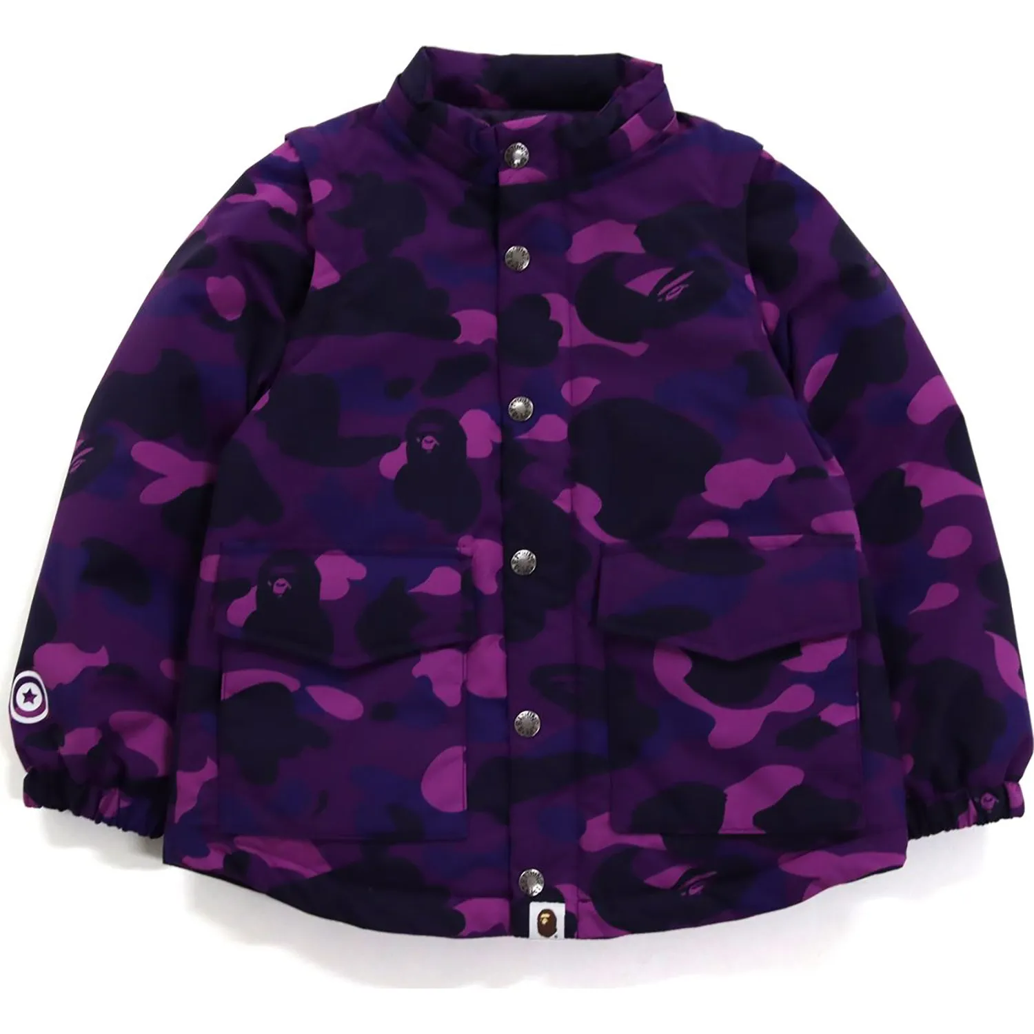 COLOR CAMO SHARK 4WAY DOWN JACKET KIDS